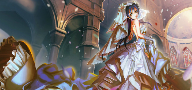 Обои картинки фото аниме, love live,  school idol project, девушка, фон, взгляд