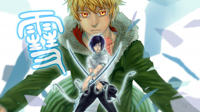 Обои картинки фото аниме, noragami, юкине, Ято