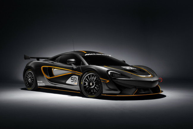 Обои картинки фото автомобили, mclaren, 2016г, 570s, gt4