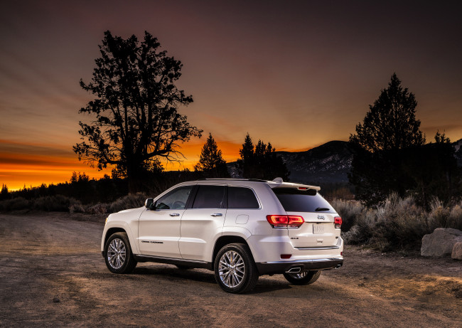 Обои картинки фото автомобили, jeep, 2017г, grand, cherokee, summit, wk2