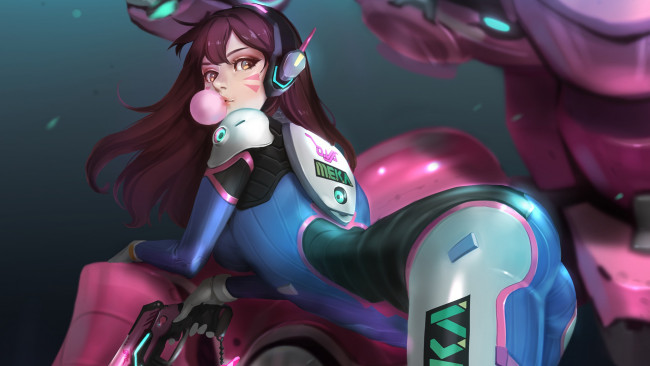 Обои картинки фото видео игры, overwatch, персонаж