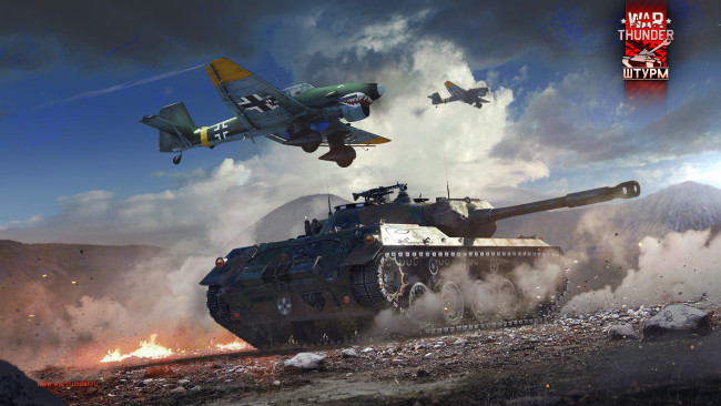 Обои картинки фото видео игры, war thunder,  world of planes, action, онлайн, world, of, planes, war, thunder