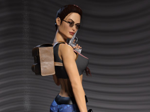 Картинка 3д+графика фантазия+ fantasy взгляд девушка 4ever tomb raider фон