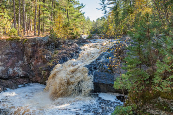 Картинка природа водопады простор