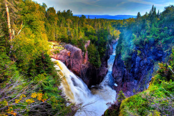 Картинка природа водопады простор