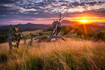 Картинка природа восходы закаты простор