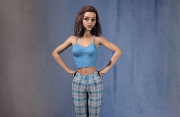 Картинка 3д+графика фантазия+ fantasy tomb raider фон взгляд девушка 4ever