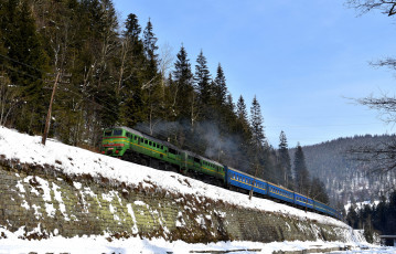 Картинка техника поезда состав локомотив