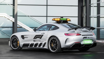 Картинка mercedes-benz+amg+gt-r+formula-1+safety+car+2018 автомобили полиция safety formula-1 gt-r amg mercedes-benz 2018 car