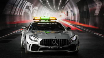 обоя mercedes-benz amg gt-r formula-1 safety car 2018, автомобили, полиция, amg, 2018, car, safety, formula-1, mercedes-benz, gt-r