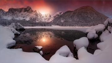 Картинка природа зима простор