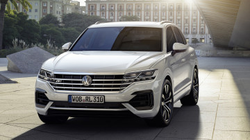 Картинка volkswagen+touareg+r-line+2019 автомобили volkswagen белый 2019 r-line touareg