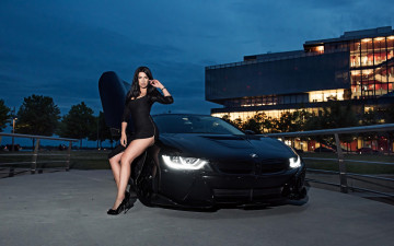 Картинка автомобили -авто+с+девушками bmw