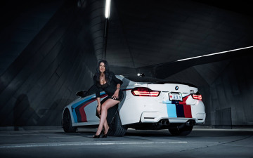 Картинка автомобили -авто+с+девушками bmw