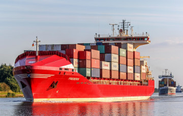 Картинка frederik корабли грузовые+суда контейнеровоз