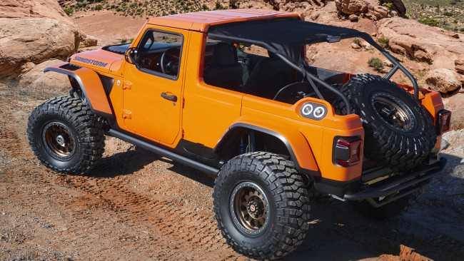 Обои картинки фото jeep sandstorm concept 2018, автомобили, jeep, 2018, concept, sandstorm