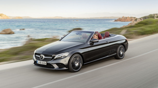 Обои картинки фото mercedes&, 8209, benz c&, class cabrio 2019, автомобили, mercedes-benz, cabrio, с-class, 2019