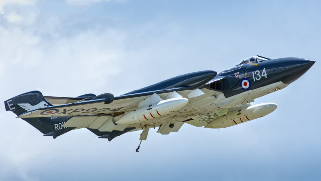 Обои картинки фото sea vixen, авиация, боевые самолёты, ввс