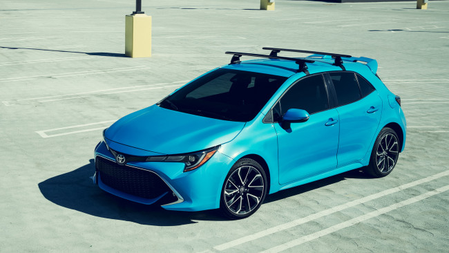 Обои картинки фото toyota corolla hatchback 2019, автомобили, toyota, 2019, hatchback, corolla