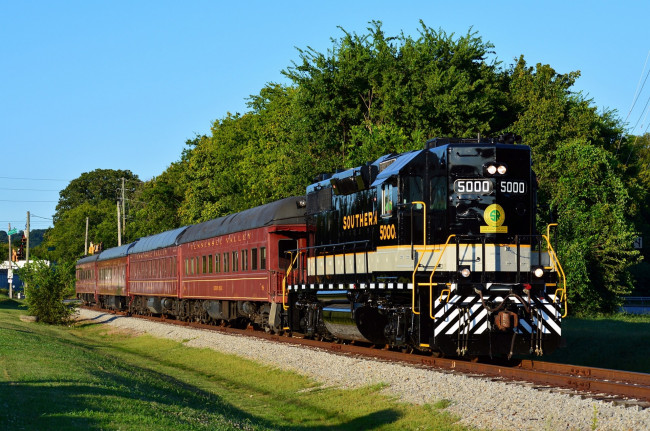 Обои картинки фото техника, поезда, локомотив, состав