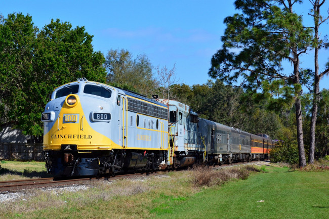 Обои картинки фото техника, поезда, локомотив, состав