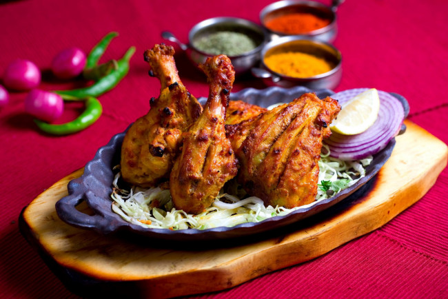Обои картинки фото еда, мясные блюда, кухня, курица, индийская