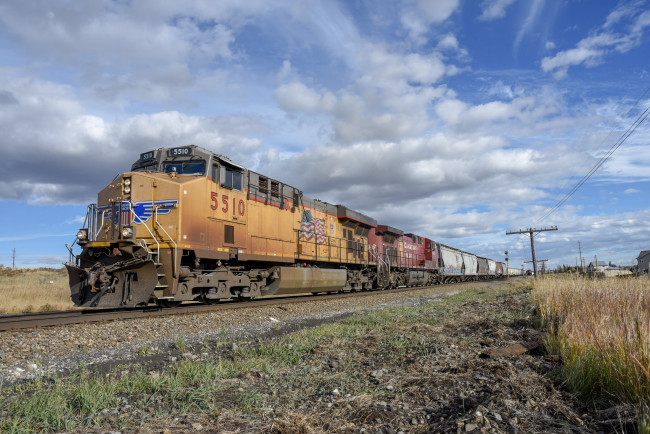 Обои картинки фото техника, поезда, состав, локомотив