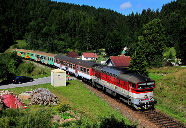 Обои картинки фото техника, поезда, состав, локомотив