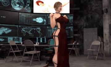 Картинка 3д+графика люди+ people девушка взгляд фон