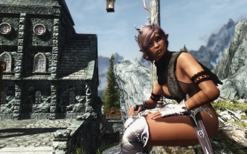 Картинка 3д+графика эльфы+ elves девушка взгляд фон