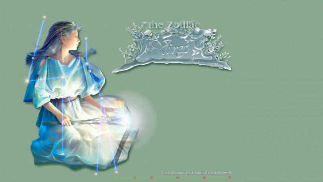 Обои картинки фото календари, фэнтези, девушка