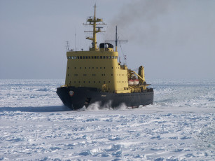 обоя красин, корабли, ледоколы, ледокол