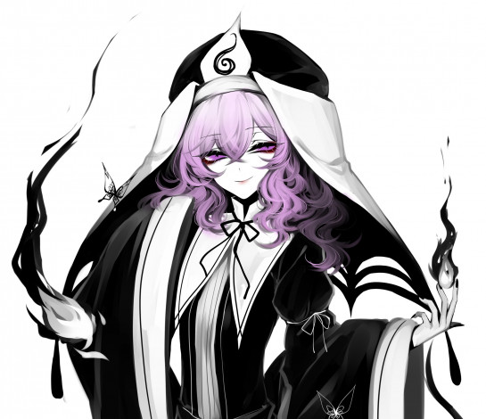 Обои картинки фото sheya, аниме, touhou, девушка