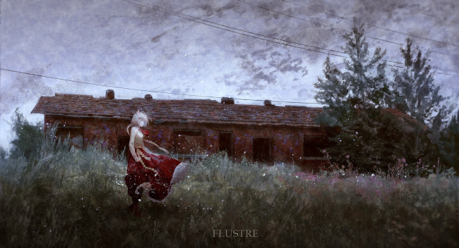 Обои картинки фото аниме, touhou, девушка