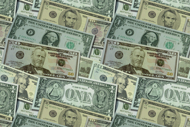 Обои картинки фото разное, золото,  купюры,  монеты, доллары, купюры