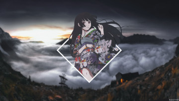 Картинка аниме jigoku+shoujo адская девочка