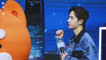 обоя мужчины, wang yi bo, ван, ибо, микрофон, куртка, кукла