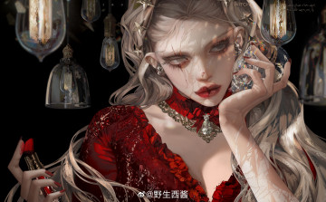 Картинка рисованное люди девушка