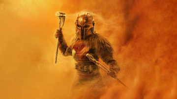 обоя the book of boba fett  , сериал 2021 – , кино фильмы, the book of boba fett , сериал, книга, бобы, фетта, постер, фантастика, emily, swallow, armorer, оружейница, эмили, суоллоу, плакат