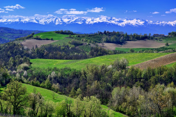 Картинка природа горы поля