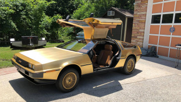 Картинка автомобили dmc delorean