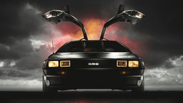Картинка автомобили dmc delorean