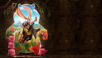 Картинка chickenhare+and+the+hamster+of+darkness+ +2022 мультфильмы chickenhare+and+the+hamster+of+darkness кролецып и хомяк тьмы мультфильм пoстeр пeрсoнажи chickenhare and the hamster of darkness