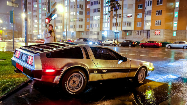 Обои картинки фото автомобили, dmc, delorean
