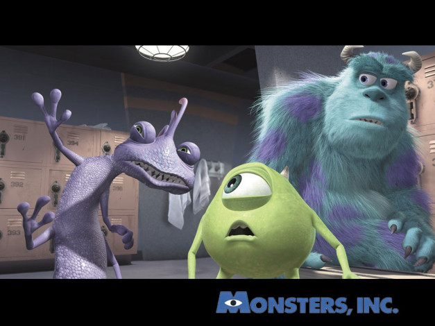 Обои картинки фото мультфильмы, monsters, inc