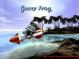 обоя музыка, crazy, frog