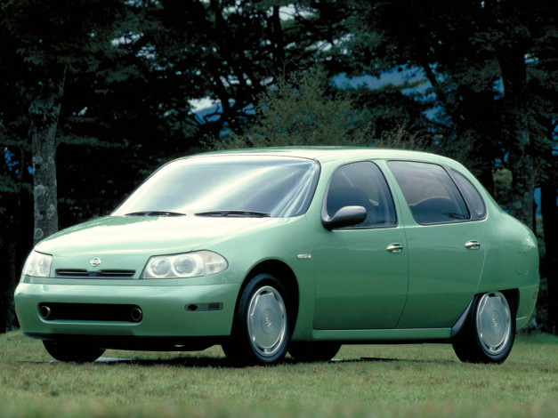 Обои картинки фото aq, 1993, автомобили, nissan, datsun