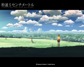 Картинка аниме byousoku centimeter