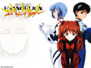 Картинка аниме evangelion