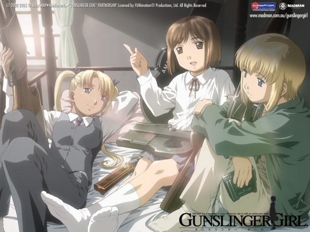 Обои картинки фото аниме, gun, slinger, girl